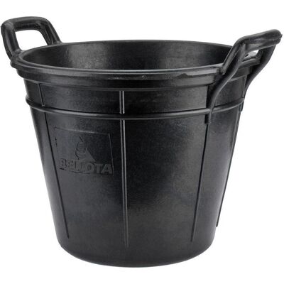 Bellota Eimer Mit Henkel 18 L Industriell Schwarz Gummi Resistent, Reinigungsutensil, Schwarz Bellota Eimer Mit Henkel 18 L Industriell Schwarz Gummi Resistent, Reinigungsutensil, Schwarz