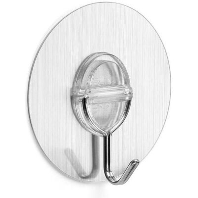 Inofix, Kleiderhaken + Wandgarderobe, Wiederverwendbare Haftfläche mit beweglichem Haken Inofix, Kleiderhaken + Wandgarderobe, Wiederverwendbare Haftfläche mit beweglichem Haken