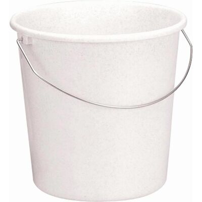 Alpfa Haushaltseimer mit Bügel aus Kunststoff, 10 l, Ø 27x26 cm, Reinigungsutensil Alpfa Haushaltseimer mit Bügel aus Kunststoff, 10 l, Ø 27x26 cm, Reinigungsutensil