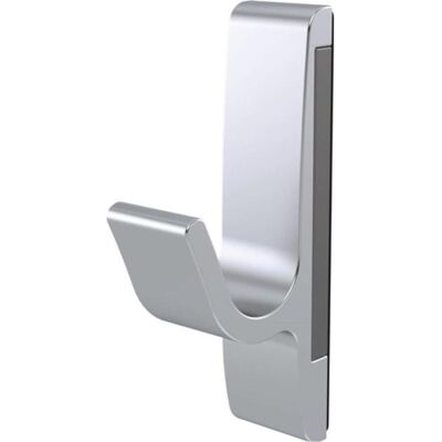 Hermeta, Kleiderhaken + Wandgarderobe, Magnet-Mantelhaken 0150 einfach Ausladung 40 mm Aluminium silberfarbig eloxiert Höhe 85 mm Hermeta, Kleiderhaken + Wandgarderobe, Magnet-Mantelhaken 0150 einfach Ausladung 40 mm Aluminium silberfarbig eloxiert Höhe 85 mm