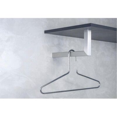 Simausrom, Kleiderbügel, Garderobenbügel Luna Breite 300 mm, Höhe 150 mm, Edelstahl gebürstet (1x) Simausrom, Kleiderbügel, Garderobenbügel Luna Breite 300 mm, Höhe 150 mm, Edelstahl gebürstet (1x)