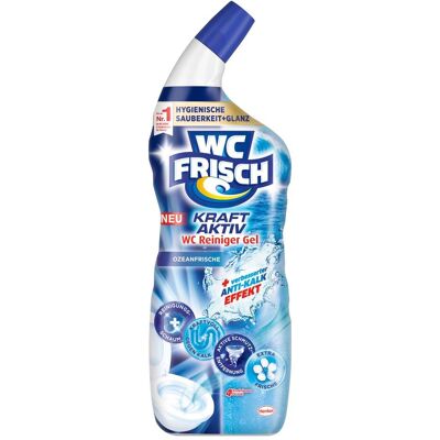 WC Frisch Kraft-Aktiv, Reinigungsmittel, Blau, Weiss WC Frisch Kraft-Aktiv, Reinigungsmittel, Blau, Weiss