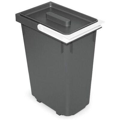 Müllex Behälter 10-Liter X-LINE, komplett, Abfalleimer, Grau Müllex Behälter 10-Liter X-LINE, komplett, Abfalleimer, Grau
