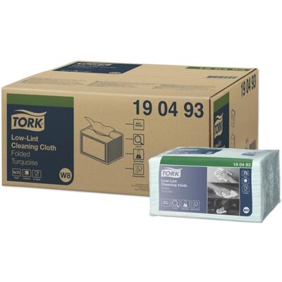 Tork Low-Lint Cleaning Cloths Blue 8x75, Reinigungsutensil, Türkis Tork Low-Lint Cleaning Cloths Blue 8x75, Reinigungsutensil, Türkis