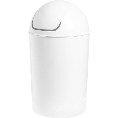 Okko Waste Bin Round With Lid 25l, Abfalleimer, Weiss Okko Waste Bin Round With Lid 25l, Abfalleimer, Weiss