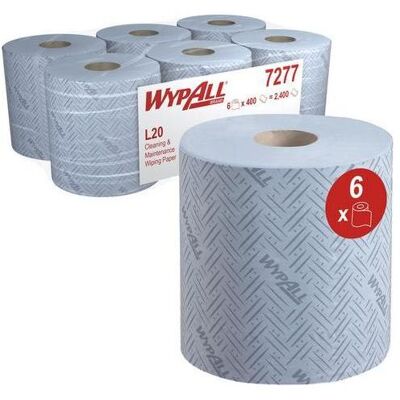 Wypall Handtuch-Rollen L20, Haushaltspapier, Blau Wypall Handtuch-Rollen L20, Haushaltspapier, Blau