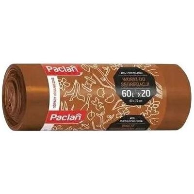 Paclan Biomüllsack 60l 20 Stück braun, Abfallsack, Braun Paclan Biomüllsack 60l 20 Stück braun, Abfallsack, Braun
