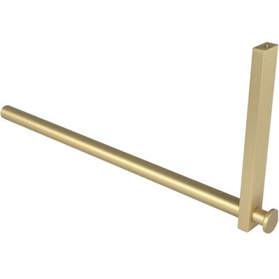 Simausrom, Kleiderbügel, Uvea Garderobenbügel Stange gebogen Breite 320mm Messing matt lackiert (1x) Simausrom, Kleiderbügel, Uvea Garderobenbügel Stange gebogen Breite 320mm Messing matt lackiert (1x)