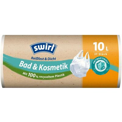 Swirl Bad & Kosmetik Tragegriff, Abfallsack, Weiss Swirl Bad & Kosmetik Tragegriff, Abfallsack, Weiss