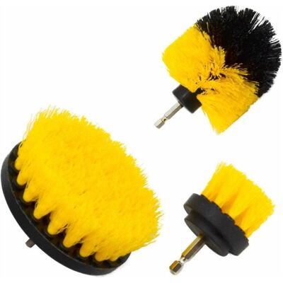 Awtools Bohrbürste, Reinigungsutensil, Schwarz, Gelb Awtools Bohrbürste, Reinigungsutensil, Schwarz, Gelb