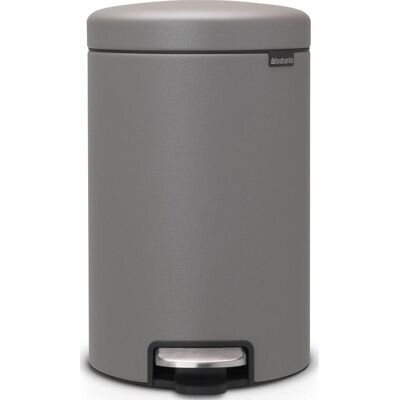 Brabantia Treteimer NewIcon 12 Liter, Abfalleimer, Grau Brabantia Treteimer NewIcon 12 Liter, Abfalleimer, Grau