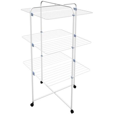 Gimi Linear 3, Wäscheständer, Silber Gimi Linear 3, Wäscheständer, Silber
