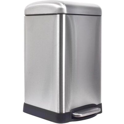 Perel Urban bin - 20 l - Square - Metal brush, Abfalleimer, Grau Perel Urban bin - 20 l - Square - Metal brush, Abfalleimer, Grau