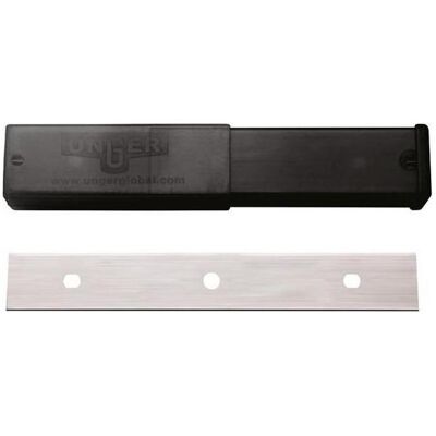 Unger Edelstahlklingen Premium 15cm, Reinigungsutensil, Schwarz Unger Edelstahlklingen Premium 15cm, Reinigungsutensil, Schwarz