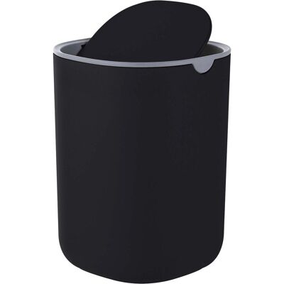 Relaxdays Tischmülleimer, Abfalleimer, Schwarz Relaxdays Tischmülleimer, Abfalleimer, Schwarz