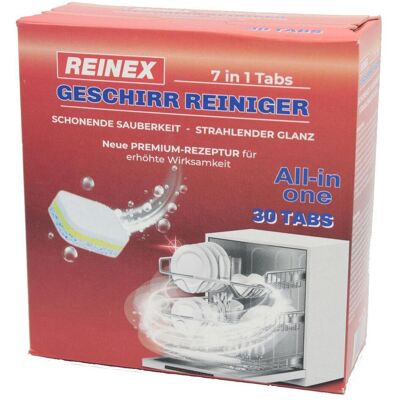 Magni Geschirr-Reiniger-Tabs "7 in 1" 30 Stck a 20g, Geschirrspülmittel Magni Geschirr-Reiniger-Tabs "7 in 1" 30 Stck a 20g, Geschirrspülmittel