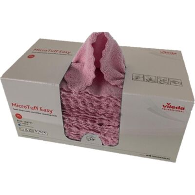 Vileda Microfasertuch MicroTuff Easy 30x30cm rot VE=50 Stück, Reinigungsutensil, Rot Vileda Microfasertuch MicroTuff Easy 30x30cm rot VE=50 Stück, Reinigungsutensil, Rot