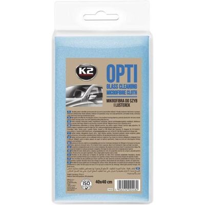 K2 OPTI WINDOWS & MIRRORS MICROFAZE 40x40cm 310gsm, Reinigungsutensil, Blau K2 OPTI WINDOWS & MIRRORS MICROFAZE 40x40cm 310gsm, Reinigungsutensil, Blau