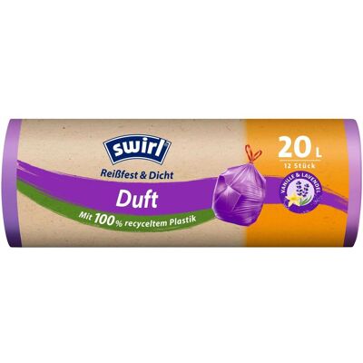 Swirl Parfümierte Müllbeutel, Abfallsack, Violett Swirl Parfümierte Müllbeutel, Abfallsack, Violett