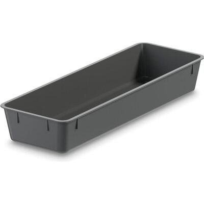 Müllex Zusatzschale X-LINE, lang, Abfalleimer, Grau Müllex Zusatzschale X-LINE, lang, Abfalleimer, Grau