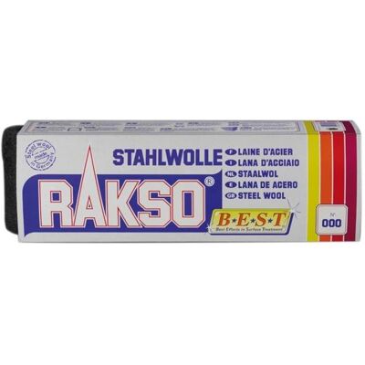 Rakso Stahlwolle Nr. 4 à 200g, Reinigungsutensil, Silber Rakso Stahlwolle Nr. 4 à 200g, Reinigungsutensil, Silber