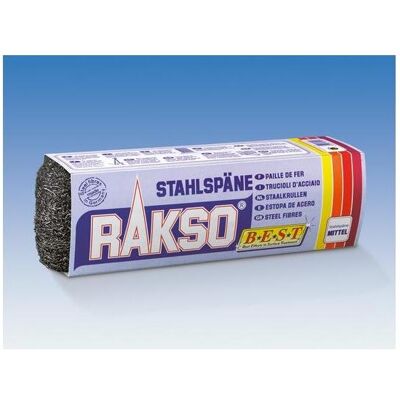 Rakso Stahlspäne fein à 150g, Reinigungsutensil, Silber Rakso Stahlspäne fein à 150g, Reinigungsutensil, Silber