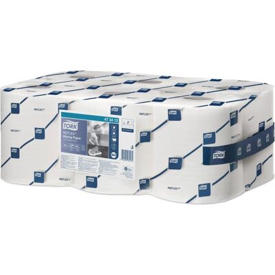 Tork Tragbarer Reflex Mehrzweck Papierwischtücher, Haushaltspapier, Weiss Tork Tragbarer Reflex Mehrzweck Papierwischtücher, Haushaltspapier, Weiss