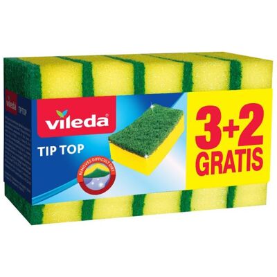 Vileda 4003790023996 Scheuerschwamm, Reinigungsutensil, Grün, Gelb Vileda 4003790023996 Scheuerschwamm, Reinigungsutensil, Grün, Gelb