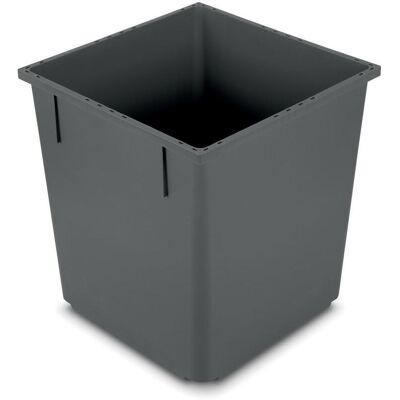 Müllex Behälter 40-Liter X-LINE, Abfalleimer, Grau Müllex Behälter 40-Liter X-LINE, Abfalleimer, Grau