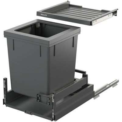 Müllex X-LINE X45 Basic Pro, Abfalleimer, Grau Müllex X-LINE X45 Basic Pro, Abfalleimer, Grau