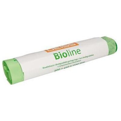 Deiss Müllbeutel BIOLINE 50+45 x 110 cm (B x H) 160l ecovio natur 3 St./Pack., Abfallsack, Mehrfarbig Deiss Müllbeutel BIOLINE 50+45 x 110 cm (B x H) 160l ecovio natur 3 St./Pack., Abfallsack, Mehrfarbig