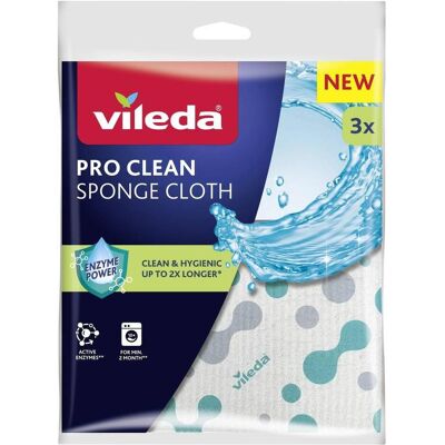 Vileda PRO CLEAN Schwammtuch trocken 3er 179195, Reinigungsutensil Vileda PRO CLEAN Schwammtuch trocken 3er 179195, Reinigungsutensil