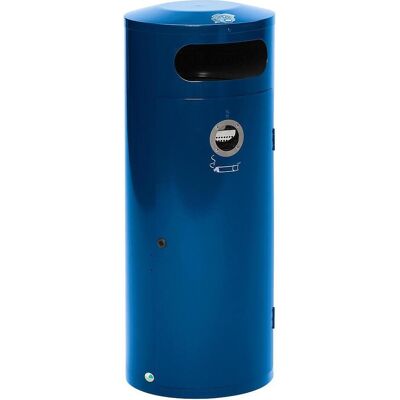 VAR Abfallsammler KS 70 & 90, mit innenliegendem Ascher, Abfalleimer, Blau VAR Abfallsammler KS 70 & 90, mit innenliegendem Ascher, Abfalleimer, Blau