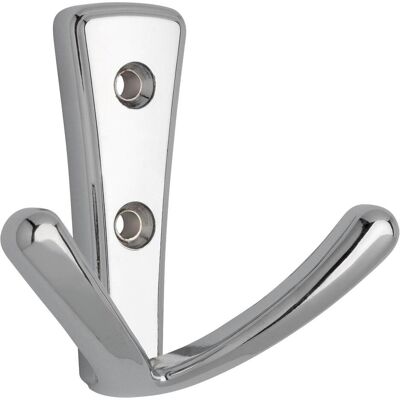 Siro, Kleiderhaken + Wandgarderobe, Mantelhaken Deneb Breite 76 mm, Höhe 71 mm, ZN verchromt poliert Siro, Kleiderhaken + Wandgarderobe, Mantelhaken Deneb Breite 76 mm, Höhe 71 mm, ZN verchromt poliert