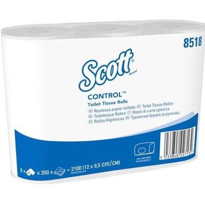 Kimberly-Clark, Toilettenpapier, Scott Control Toilettenpapier 3-lagig 8518 (6 Stk.) Kimberly-Clark, Toilettenpapier, Scott Control Toilettenpapier 3-lagig 8518 (6 Stk.)