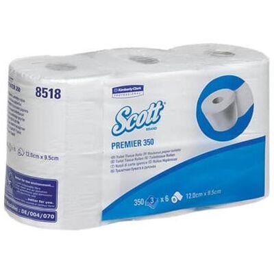 Scott Sports, Toilettenpapier, Toilettenpapier 6RL hochweiss Scott Sports, Toilettenpapier, Toilettenpapier 6RL hochweiss
