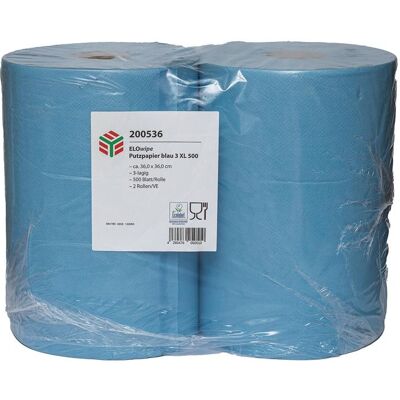 Elos Putztuch ELOwipe XL, Haushaltspapier, Blau Elos Putztuch ELOwipe XL, Haushaltspapier, Blau