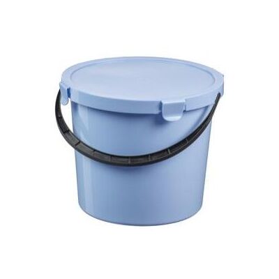 Plast team Pflckeimer mit Deckel, Abfalleimer, Blau Plast team Pflckeimer mit Deckel, Abfalleimer, Blau