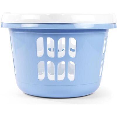 Beldray, Wäschekorb, LA00000174CRNEU7 Wäschekorb-Set 2er 30L, Weiss/Blau (30 l) Beldray, Wäschekorb, LA00000174CRNEU7 Wäschekorb-Set 2er 30L, Weiss/Blau (30 l)