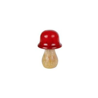 Kleiderbügel, Skulptur Pilz Mango 6X6X10 Cm Kleiderbügel, Skulptur Pilz Mango 6X6X10 Cm