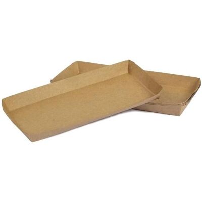 Antalis Pølsebakke m/kant brun 200x90x20mm 100stk/pak - (100 stk.), Abfallsack, Braun Antalis Pølsebakke m/kant brun 200x90x20mm 100stk/pak - (100 stk.), Abfallsack, Braun