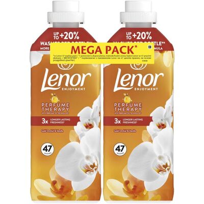 Lenor Fabric Conditioner Gold Orchid & Vanilla Duopack 2x987ml, Waschmittel + Textilpflege Lenor Fabric Conditioner Gold Orchid & Vanilla Duopack 2x987ml, Waschmittel + Textilpflege