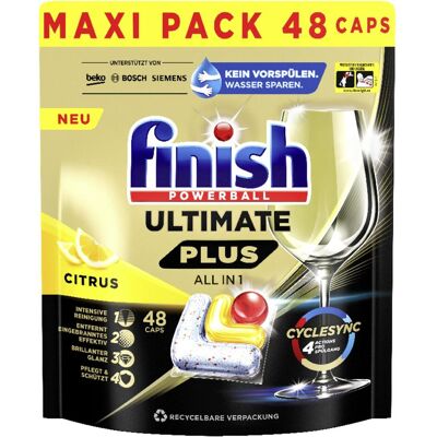 Calgonit finish - POWERBALL ULTIMATE PLUS ALL IN 1 CITRUS Calgonit finish - POWERBALL ULTIMATE PLUS ALL IN 1 CITRUS