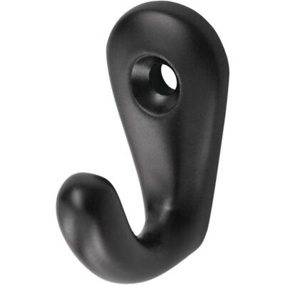 Hermeta, Kleiderhaken + Wandgarderobe, Handtuchhaken 0557 1 Haken Höhe 36 mm Aluminium kunststoffbeschichtet schwarz Ausladung 27 mm Hermeta, Kleiderhaken + Wandgarderobe, Handtuchhaken 0557 1 Haken Höhe 36 mm Aluminium kunststoffbeschichtet schwarz Ausladung 27 mm