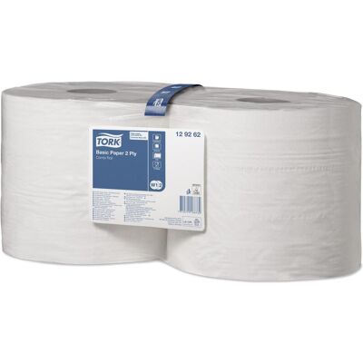 Tork Basic Paper Combi Roll White 2x340m, Haushaltspapier, Weiss Tork Basic Paper Combi Roll White 2x340m, Haushaltspapier, Weiss