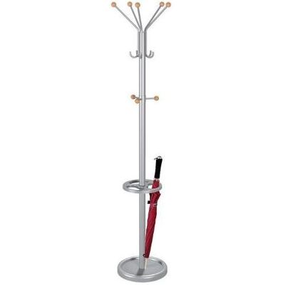 Kerkmann Kleiderständer Silber aus Metall mit 13 Haken - 39x175 cm Kerkmann Kleiderständer Silber aus Metall mit 13 Haken - 39x175 cm