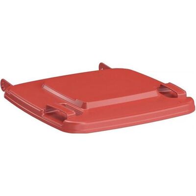 SULO Deckel Polyethylen rot passend für Müllgrossbehälter 120 l, Abfalleimer, Rot SULO Deckel Polyethylen rot passend für Müllgrossbehälter 120 l, Abfalleimer, Rot