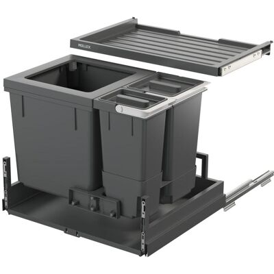 Müllex X-LINE X60 Basic Pro, Abfalleimer, Grau Müllex X-LINE X60 Basic Pro, Abfalleimer, Grau