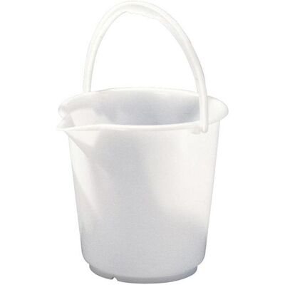 Hünersdorff Eimer 17,0 l HD-Polyethylen natur Kunststoffbügel Ø 330 mm Höhe 315 mm, Reinigungsutensil, Beige Hünersdorff Eimer 17,0 l HD-Polyethylen natur Kunststoffbügel Ø 330 mm Höhe 315 mm, Reinigungsutensil, Beige