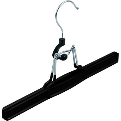 Hidalgo, Kleiderbügel, Non-slip skirt/trouser hanger, black (48x) Hidalgo, Kleiderbügel, Non-slip skirt/trouser hanger, black (48x)